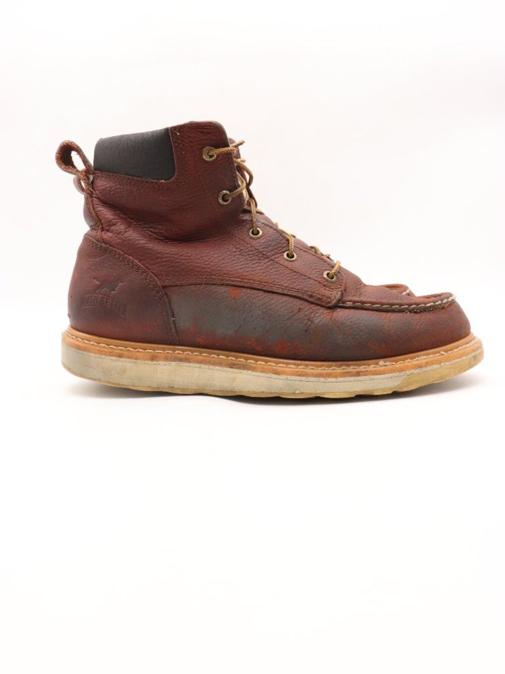Red Wing Irish Setter 83605 Men's 11.5 D Ashby 6" Work Boots Brown Leather